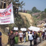Peace Rally among the displaced Bru refugees from Mizoram 2007